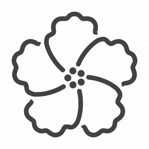 512x512 Blossom, Flower, Hibiscus Icon