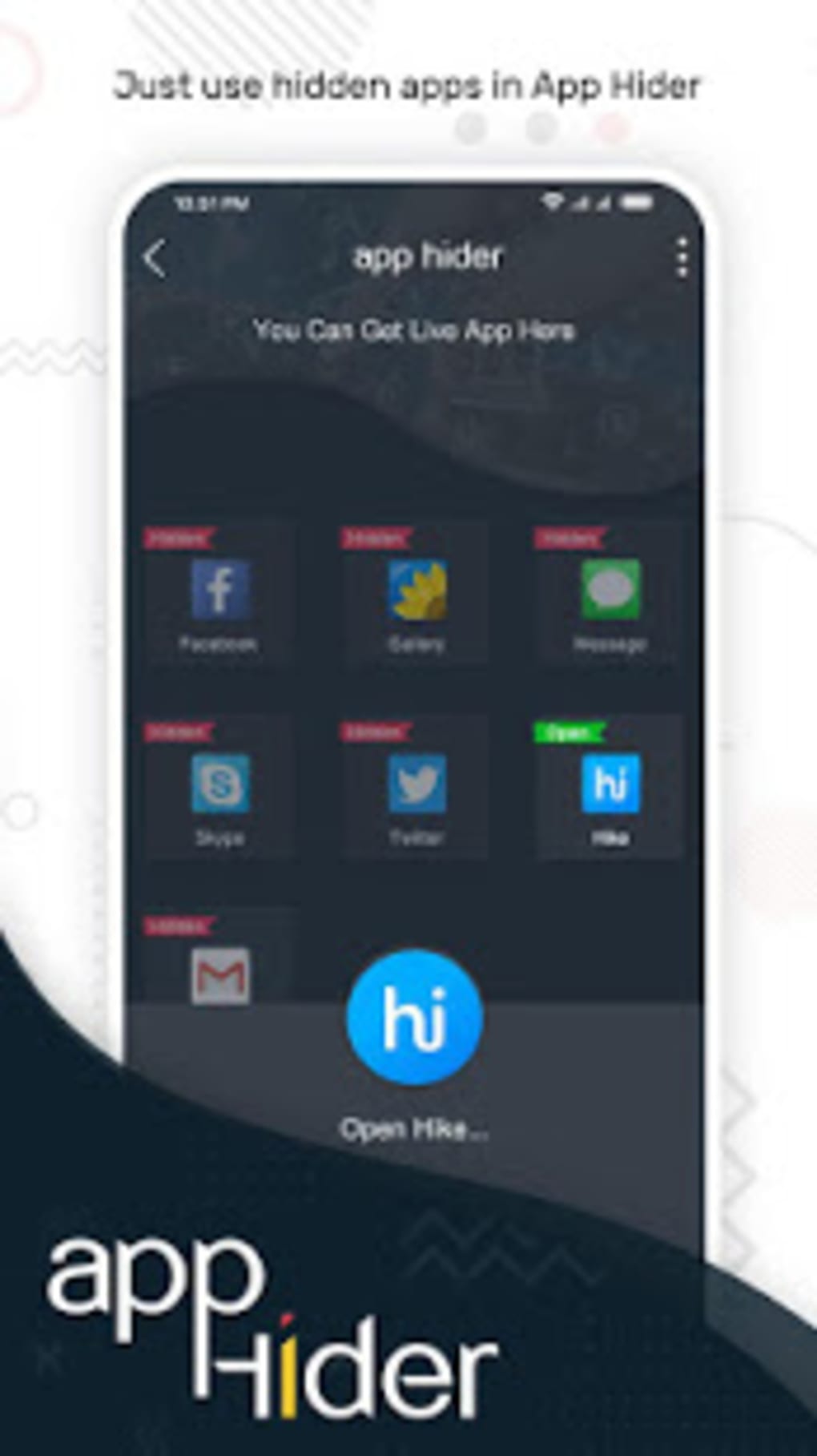 hide app hide application icon