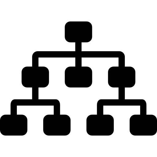 512x512 Hierarchical Structure Icons Free Download