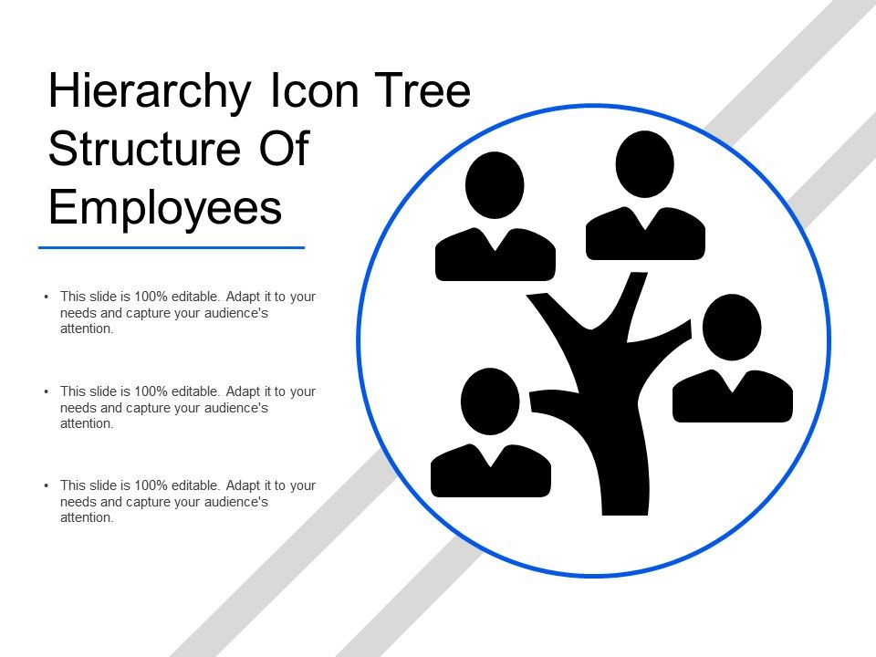 960x720 Hierarchy Icon Tree Structure Of Employees Powerpoint Shapes