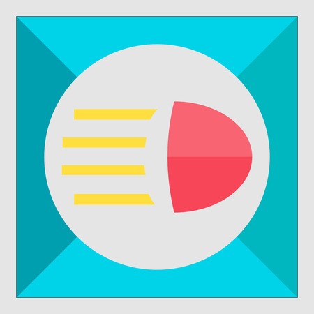 450x450 Icon Of High Beam Sign Royalty Free Vector Graphics