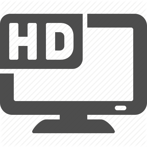 512x512 Hd, High Definition, Movie, Television Set, Tv Icon