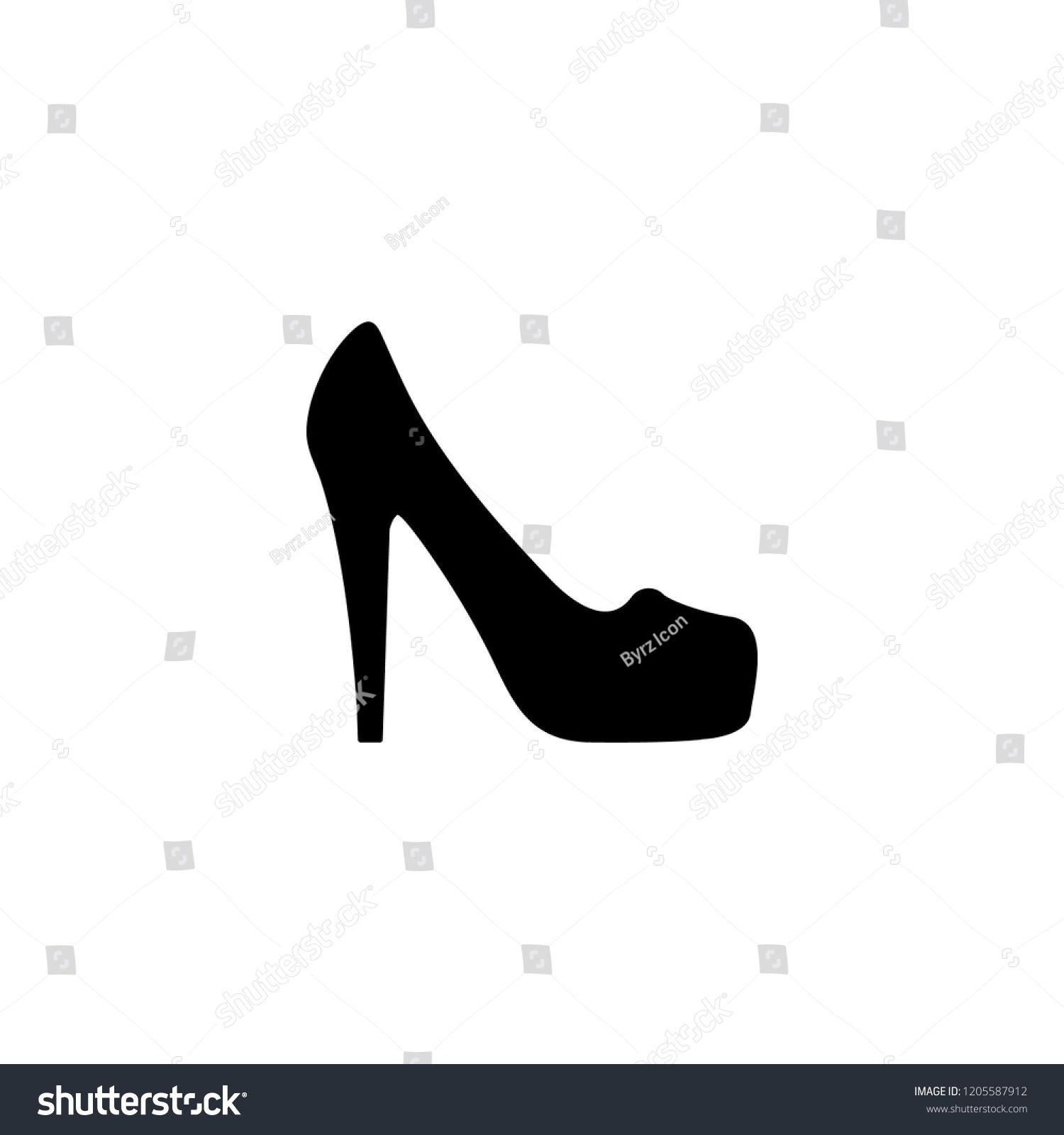 1500x1600 High Heels Icon Vector Heels High Vector Icon Design Resources