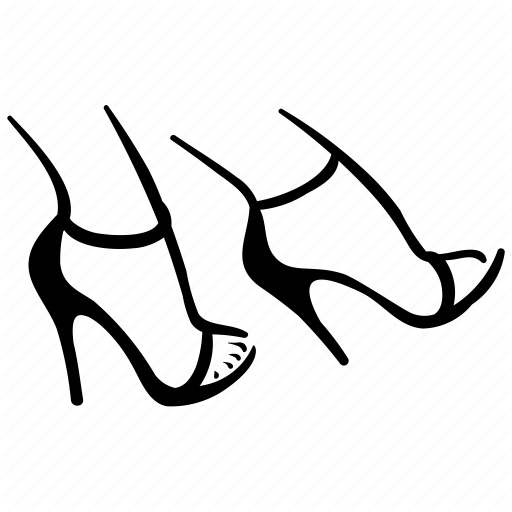 512x512 Feet, Foot, Heel, Heels, High, High Heels, Woman Icon