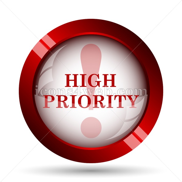 600x600 High Priority Website Icon High Quality Web Button