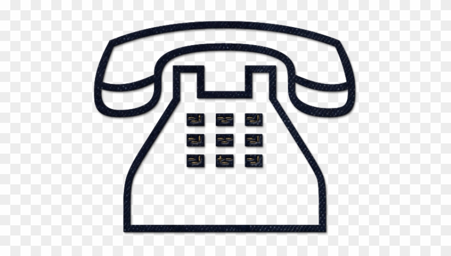 880x500 Phone Icons High Resolution Clipart