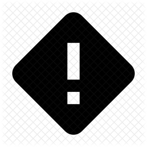 512x512 High Risk Icon Of Glyph Style