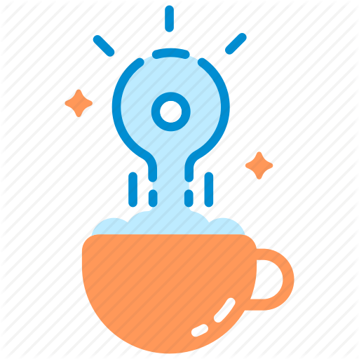 512x512 Cappuccino, Coffee, Creative, Cup, Drink, Idea, Inspiration Icon