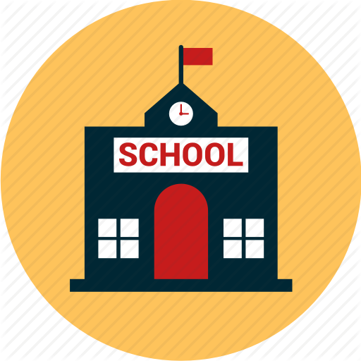 512x512 Building, College, Education, High, Middle, School, University Icon