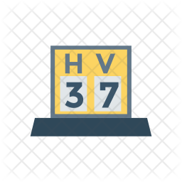 256x256 Game Score Icon Of Flat Style