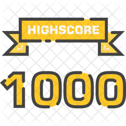 256x256 Highscore Icon Of Colored Outline Style