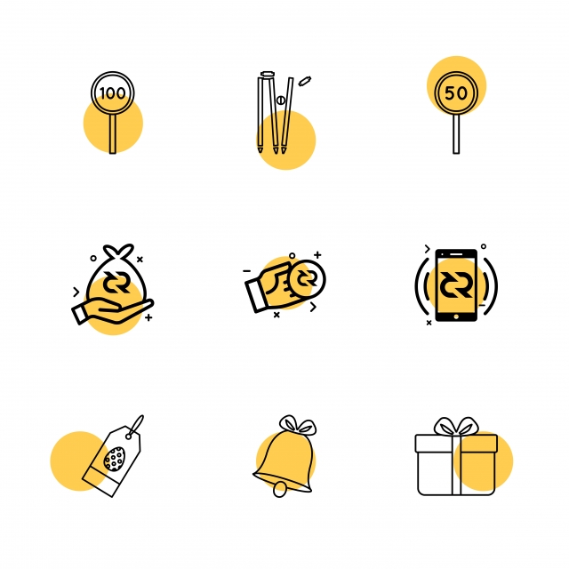 640x640 High Quality Outline Icon Set, Score, Bell Png