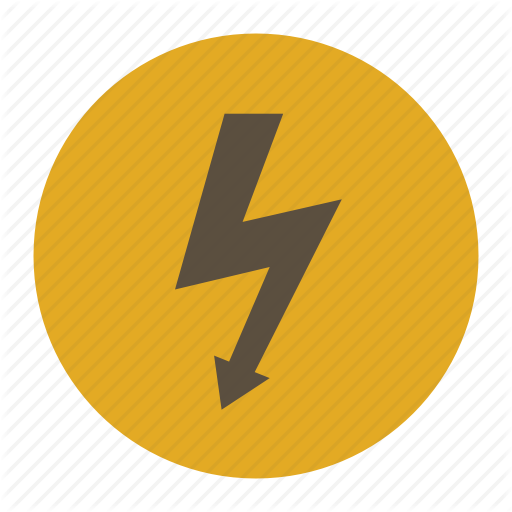 512x512 Alert, Electricity, High, Voltage Icon