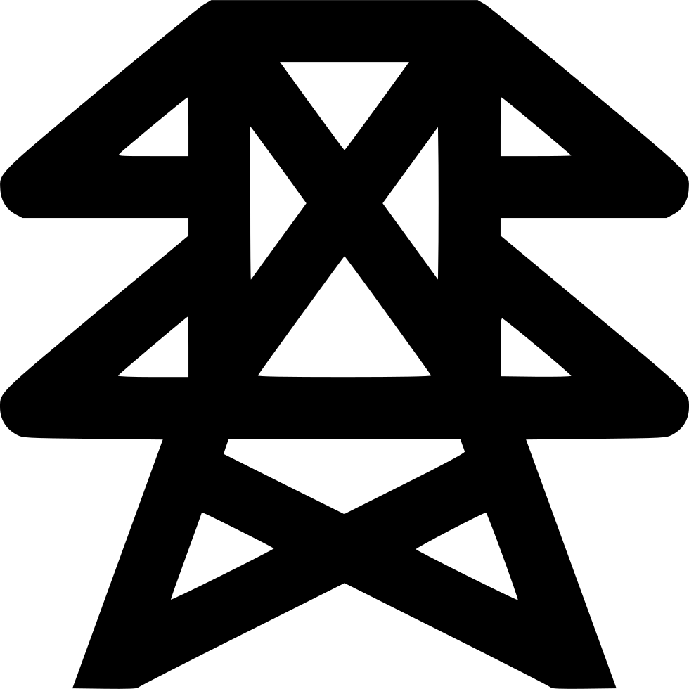980x980 High Voltage Electric Tower Png Icon Free Download