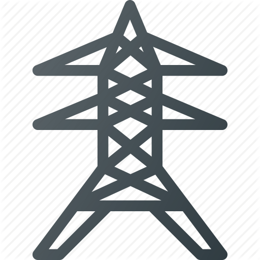 512x512 Construction, Electric, High, Industry, Tower, Voltage Icon