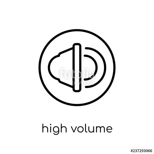 500x500 High Volume Icon From Collection Stock Image And Royalty Free