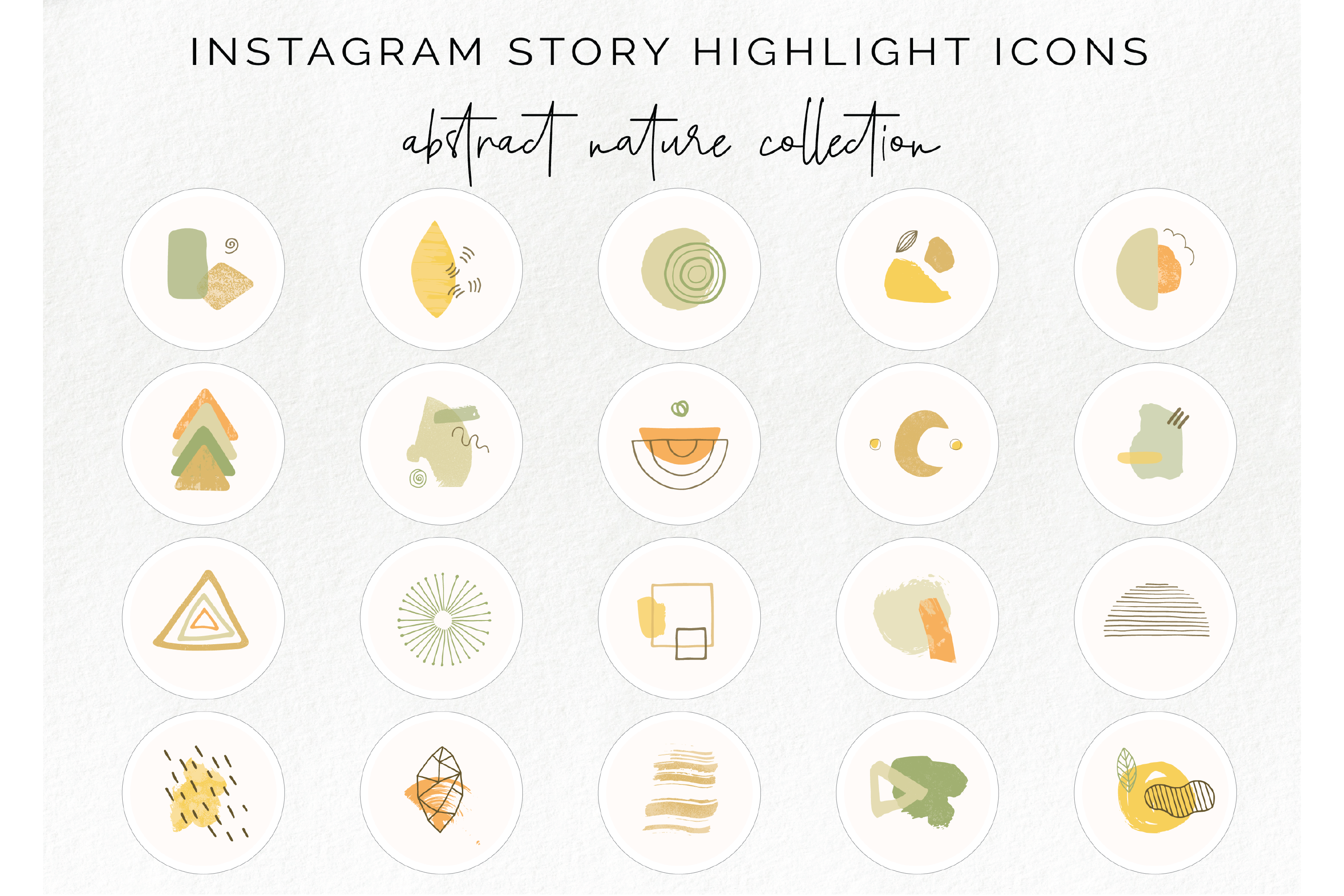 3000x2000 Instagram Story Highlight Icons