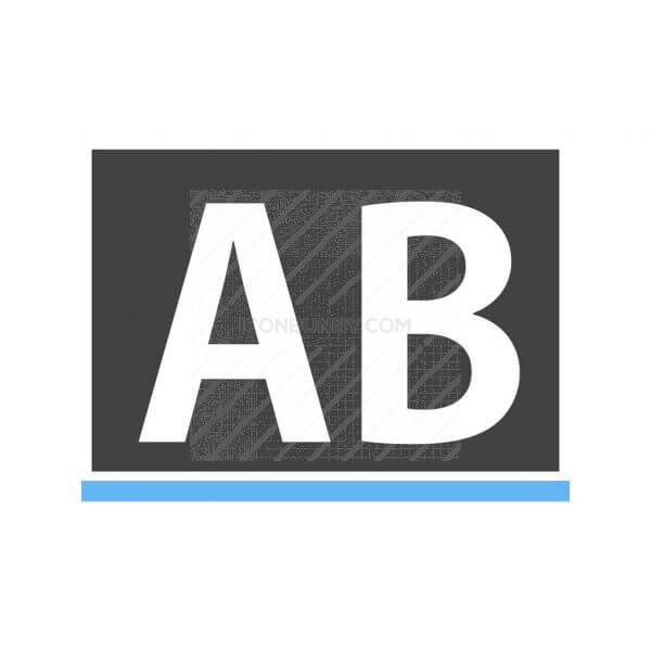 600x600 Text Highlight Blue Black Icon