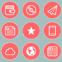 200x200 Living Coral Instagram Story Highlights Icons Codester