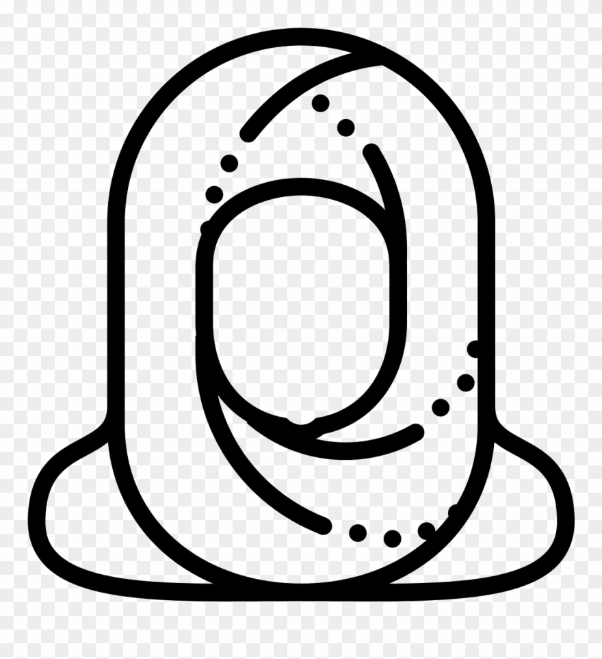 880x963 Hijab Icon Clipart