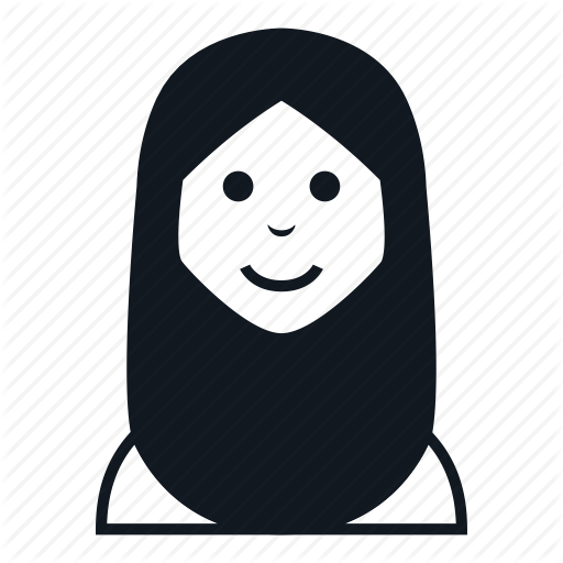 512x512 Avatar, Character, Hijab, Muslim, People, Smile, Woman Icon
