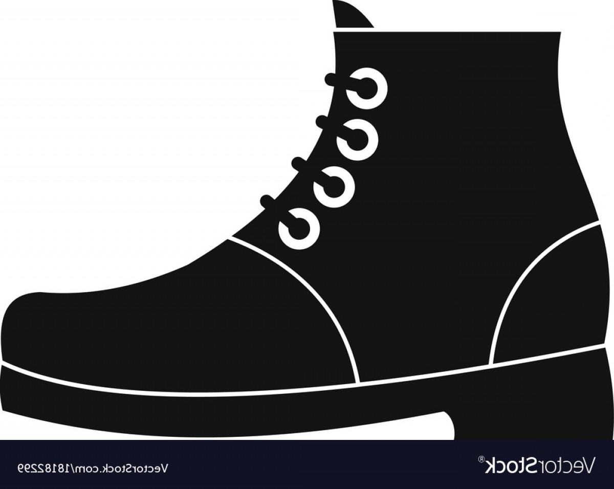 1200x956 Hiking Boots Icon Simple Vector Hoodamathrun