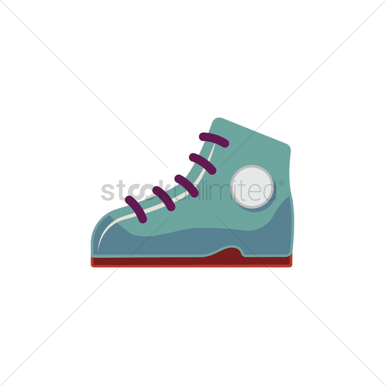 1300x1300 Hiking Boot Icon Vector Image