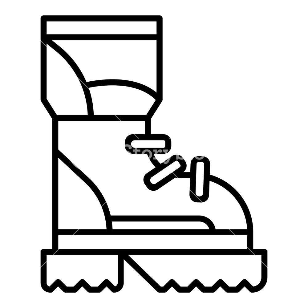 Hiking Boot Icon at Vectorified.com | Collection of Hiking Boot Icon ...