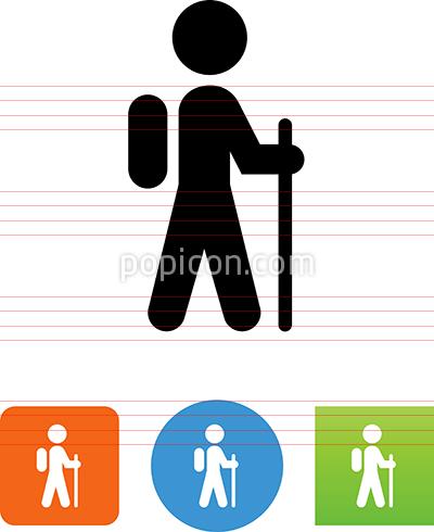 400x490 Hiking Icon