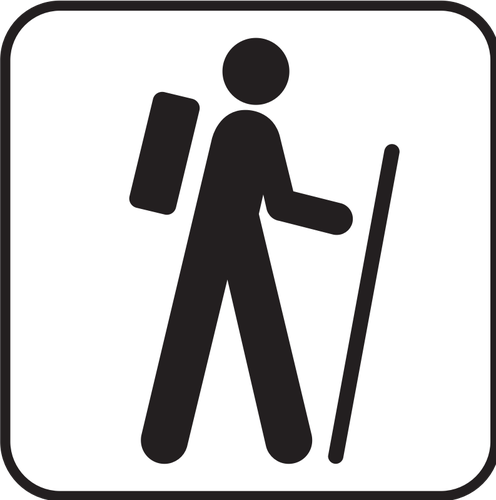 496x500 Hiking Icon