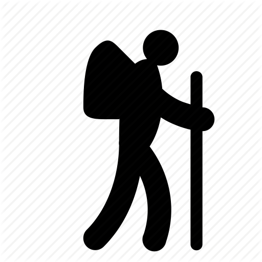 512x512 Hiking Icon