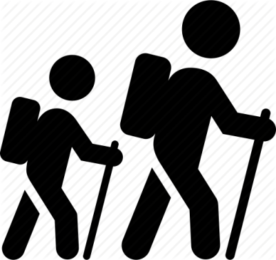400x376 Free Hiking Icon Png