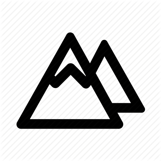 512x512 Hill, Mountain, Peak, Pile, Snow Icon