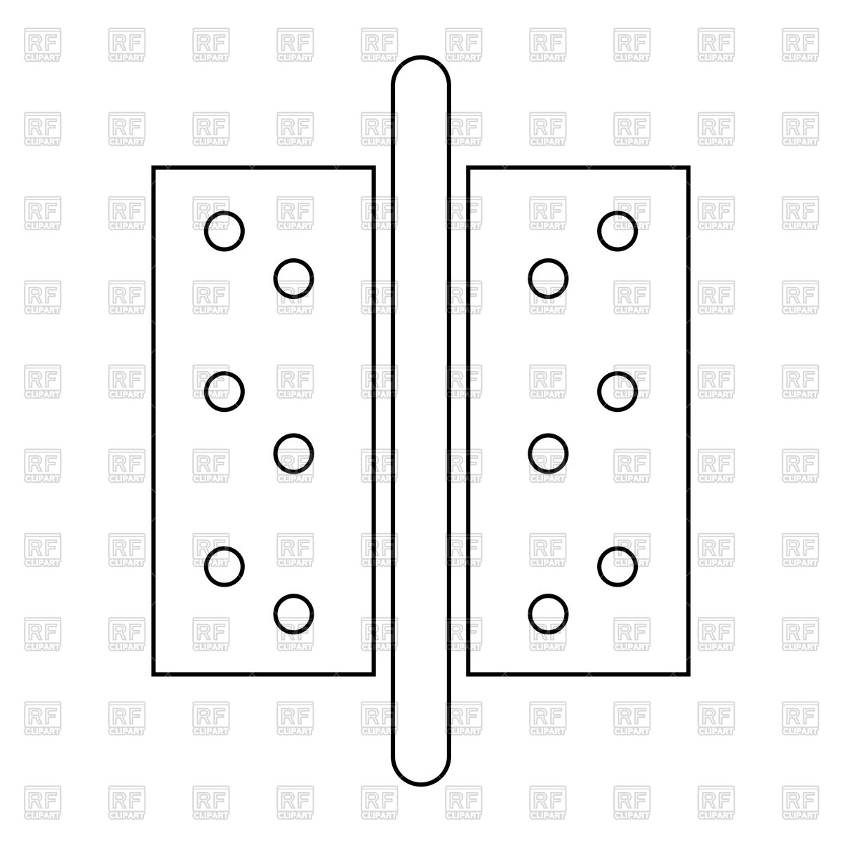1200x1200 Door Hinge Icon Vector Image Of Icons And Emblems