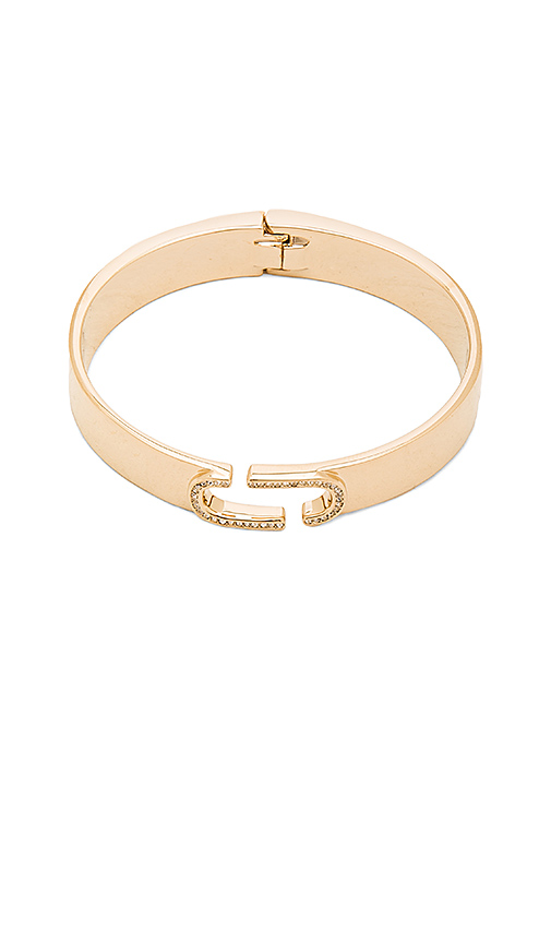 505x864 Marc Jacobs Icon Crystal Hinge Cuff In Crystal Gold Revolve