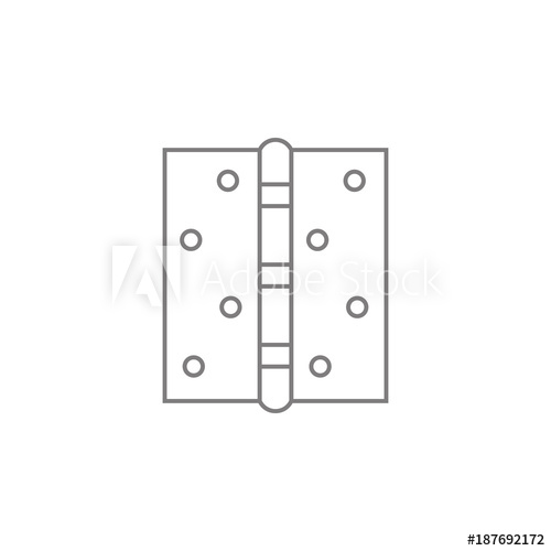 500x500 Door Hinge Icon Web Element Premium Quality Graphic Design
