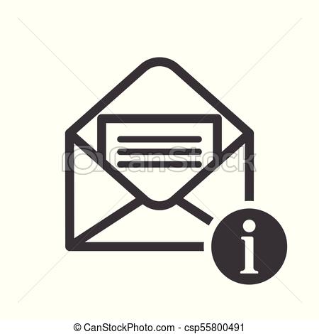 450x470 Envelope Icon With Information Sign Envelope Icon And About, Faq