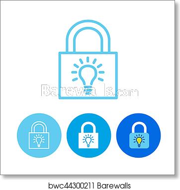 362x382 Password Hint Icon With Question Mark, Art Print Barewalls