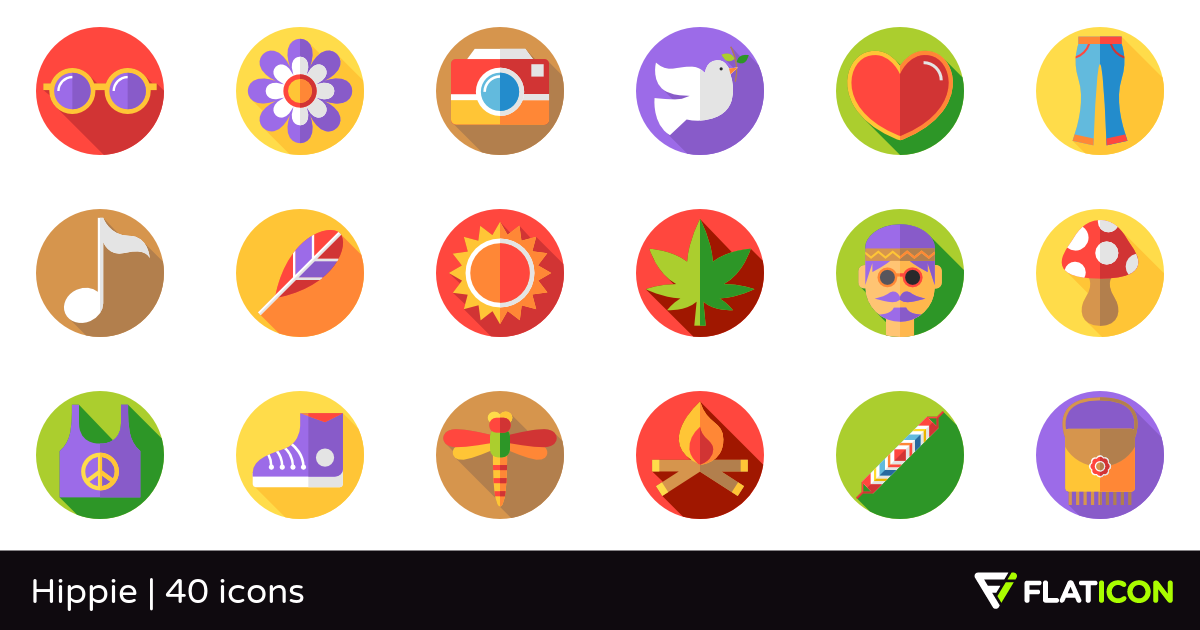 1200x630 Hippie Free Icons