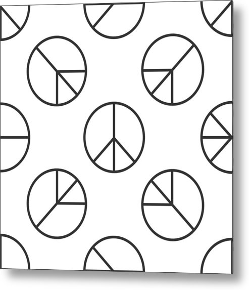 493x573 Peace Sign Icon Seamless Pattern On White Background Hippie
