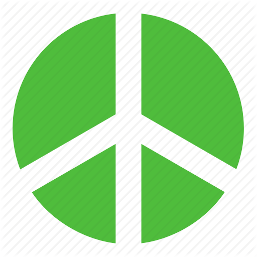 512x512 Flower Children, Hippie, Hippy, Love, Peace, Sign Icon