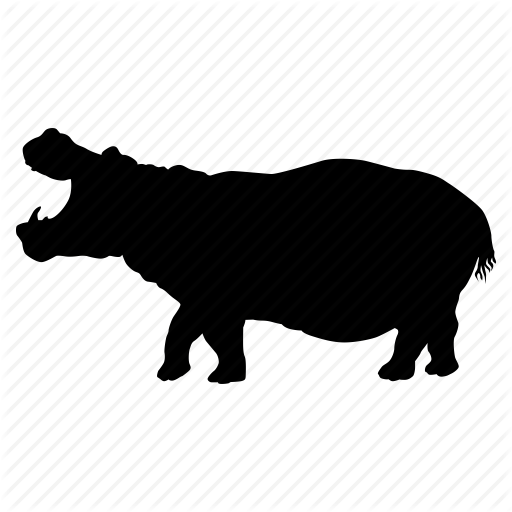 512x512 Hipopotamo, Hippo, Hippopotamus, Jungle Icon
