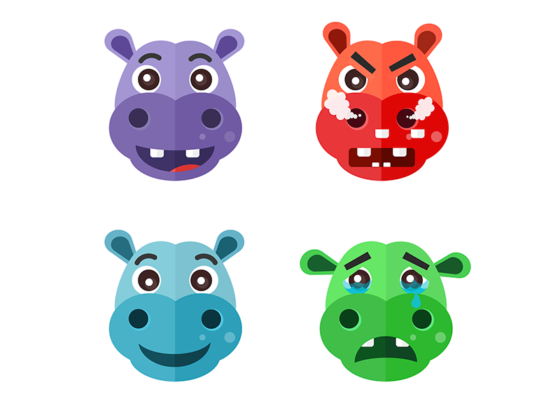 800x600 Hippo Rating Icons