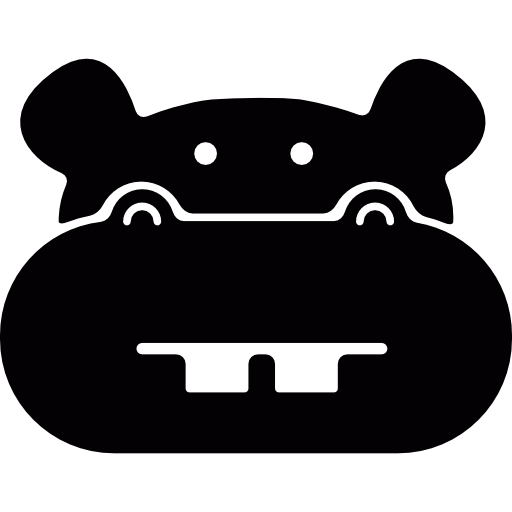 512x512 Hippo Head