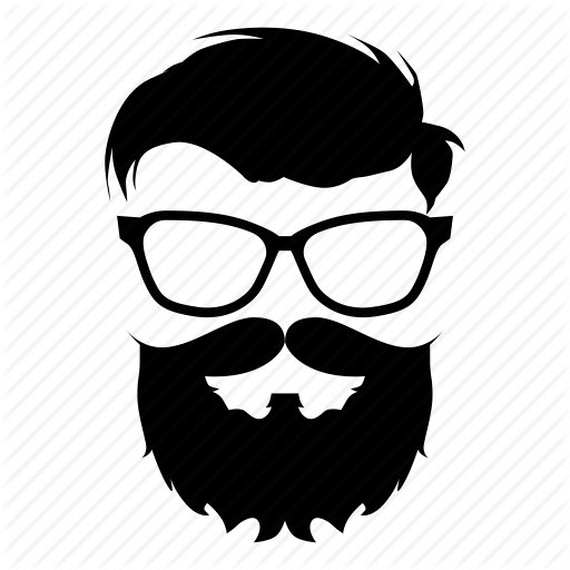 512x512 Beard, Glasses, Hipster, Man Icon