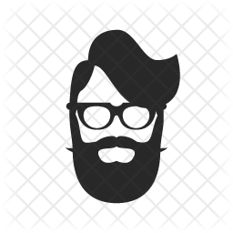 256x256 Hipster Icon Of Line Style