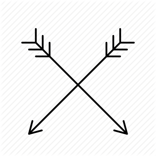 512x512 Archery, Arrow, Bow, Couple, Down, Hipster Icon