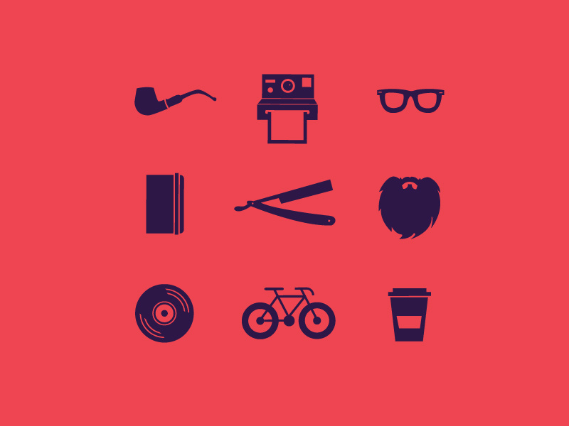 800x600 Hipster Icon Pack
