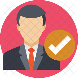 256x256 Hire Employee Icon Of Flat Style