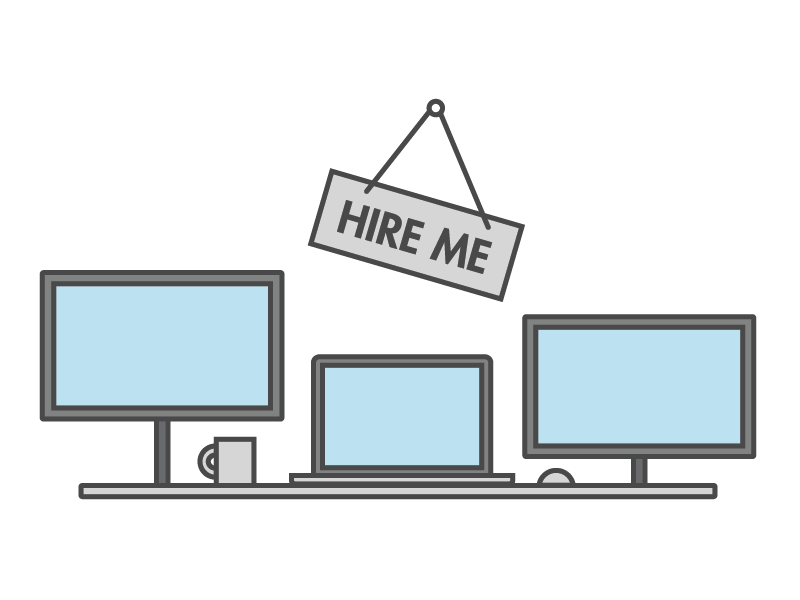 800x600 Hire Me Icon